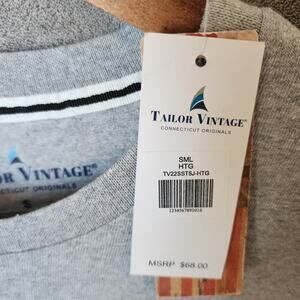 Tailor Vintage Men's Small Logo T-Shirt - Classic Fit Casual Tee Made in India
